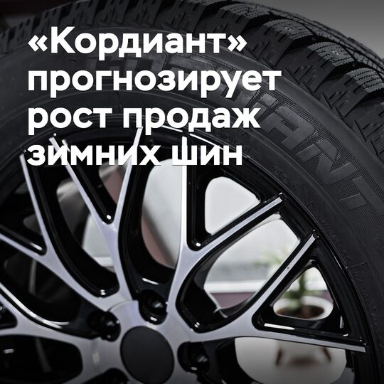 «Кордиант»预计冬季轮胎销量将增长